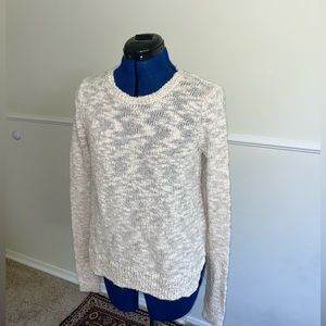 Abercrombie white / beige sweater